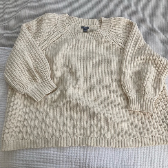 aerie Sweaters - Aerie cropped fisherman sweater